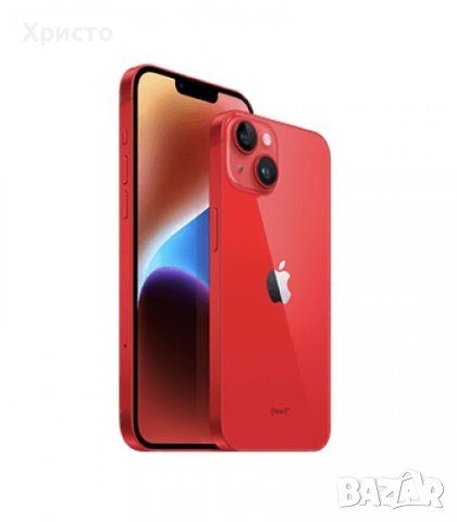 НОВ!!! Apple iPhone 14 Plus, 128GB, 6GB RAM, 5G, RED, снимка 1 - Apple iPhone - 43666537