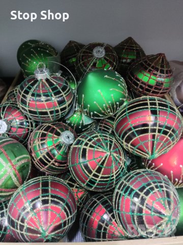 Стъклени коледни топки Christmas 