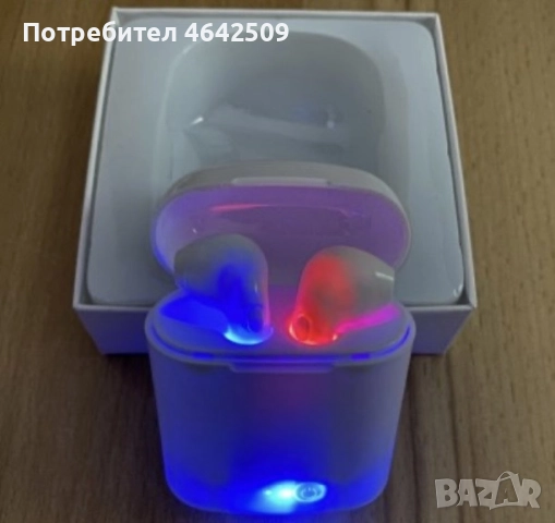 Безжични Stereo Wireless Слушалки I7S TWS Airpods Внос от Англия, снимка 6 - Слушалки и портативни колонки - 52425368