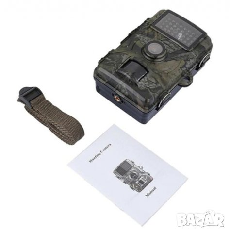 128GB 2024г. FULL HD 1080P Ловна Камера с Вграден Монитор Фото Капан и 940nm Невидимо Нощно Виждане, снимка 6 - Комплекти за видеонаблюдение - 36930836