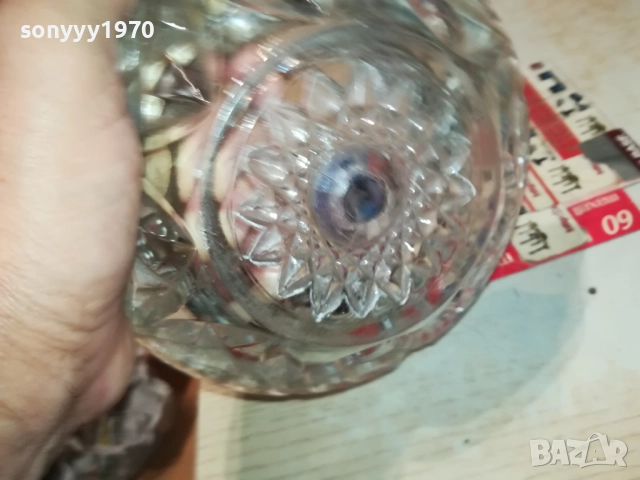 СТЪКЛЕН ГОЛЯМ МАСИВЕН ПЕПЕЛНИК 0709251654LCHERY, снимка 12 - Антикварни и старинни предмети - 51634027