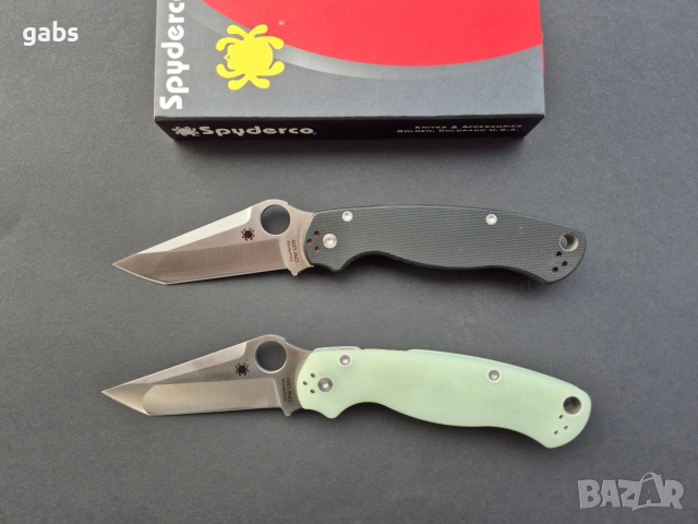 Сгъваем нож Spyderco Paramilitary 2 Exclusive Tanto,C81EX,два цвята, снимка 2 - Ножове - 50799109
