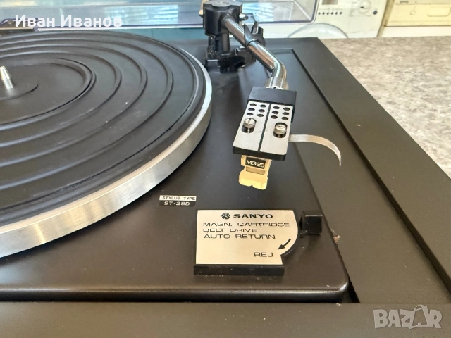 Грамофон Sanyo TP 525, снимка 3 - Грамофони - 52497484