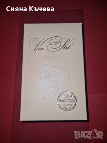 Дамско колие с кристал Swarovski, снимка 3 - Колиета, медальони, синджири - 43699845