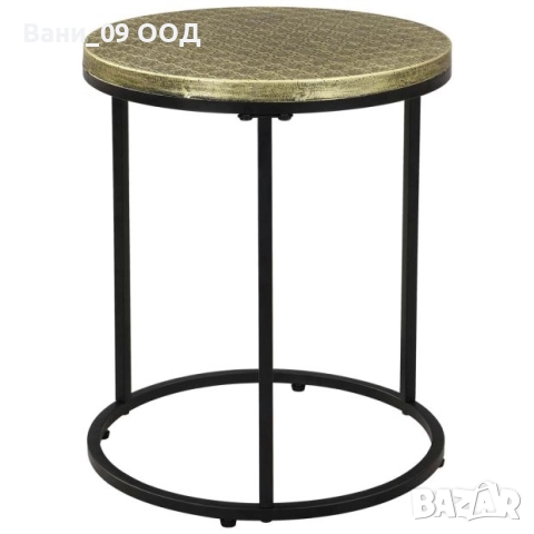 Помощна масичка с релефен плот