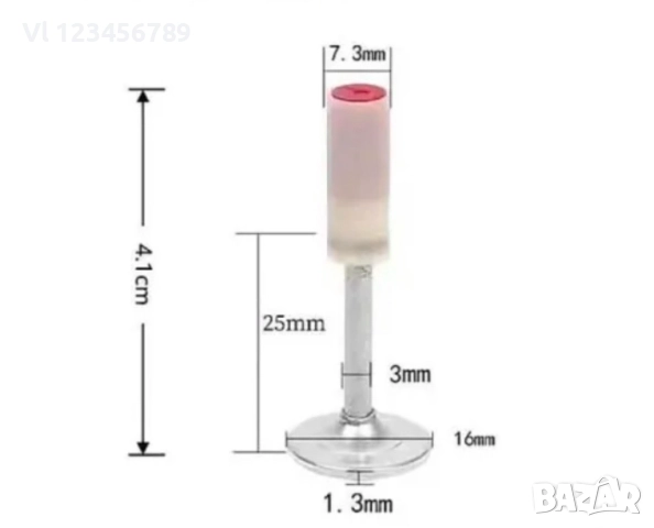 Пирони 4.1 см. x 7.3мм. за ръчен пистолет за пирони- Такер 200 бр.