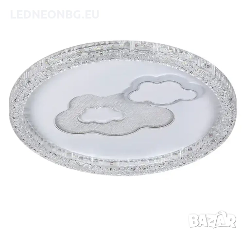 LED Плафон КРИСТАЛ, Ф48, 40W, 3 CCT ►3000-4000-6000 K, снимка 4 - Лампи за таван - 52752593