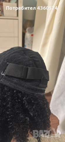 Афро перука-естествена коса, снимка 4 - Продукти за коса - 53257384