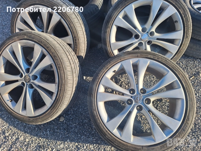 Лети джанти с гуми 20ки Опел , снимка 3 - Гуми и джанти - 52713214