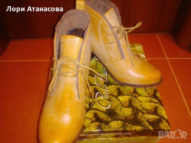 РАЗПрОдАЖбА-Свежи пролетни боти на ток в цвят камел с връзки , снимка 6 - Дамски боти - 28206721
