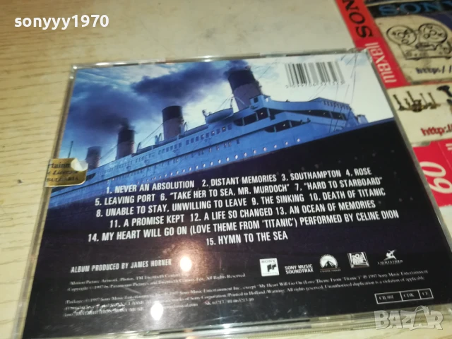 TITANIC-ORIGINAL CD 1208250816, снимка 3 - CD дискове - 51335538