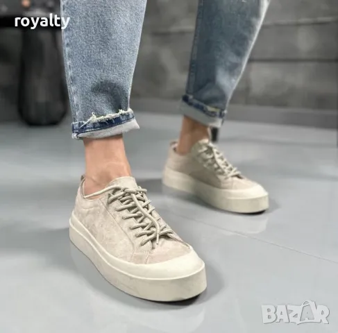 Велурени мъжки маратонки , снимка 2 - Маратонки - 50153163