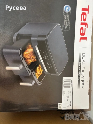 Двоен фритюрник без мазнина Tefal DUAL, снимка 5 - Съдове за готвене - 53573792