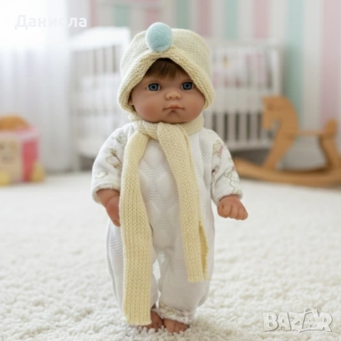 Бебе кукла 25 см с подвижни ръце и крака – идеален подарък за малките грижещи се сърца, снимка 6 - Кукли - 52826368