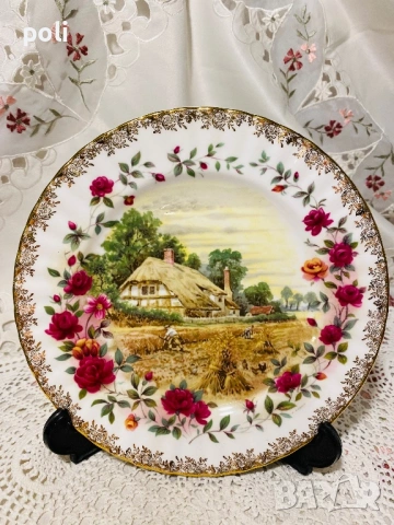 порцеланова чиния за стена , снимка 7 - Декорация за дома - 53207168