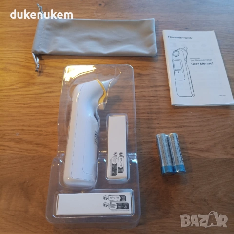 Инфрачервен термометър за ухо, бърз, точен, с цветна индикация, снимка 8 - Уреди за диагностика - 53161981