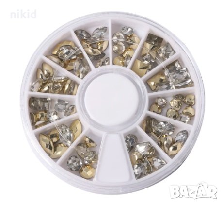 Камъни камъчета диаманти декорация бижу за нокти маникюр и др , снимка 4 - Продукти за маникюр - 33550903