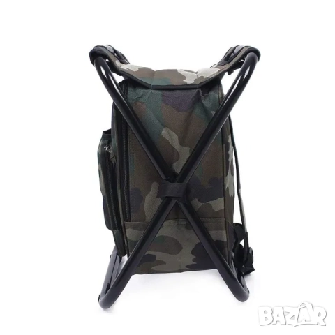 Сгъваем стол с раница за къмпинг риболов пикник лов, хладилна раница, снимка 6 - Къмпинг мебели - 52164407