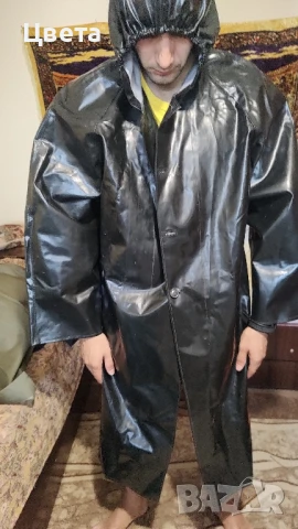 Гумиран дъждобран, снимка 3 - Екипировка - 51300129