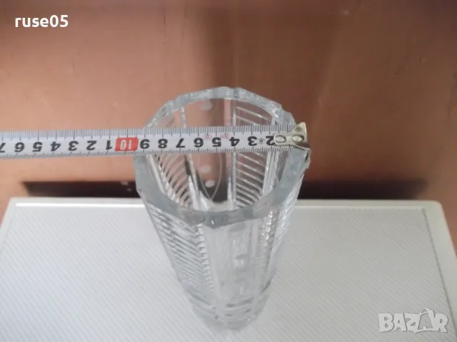 Ваза кристална - 3, снимка 2 - Вази - 50132061
