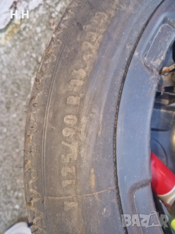 Mercedes  резервна гума патерица, снимка 2 - Гуми и джанти - 52403002