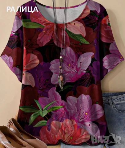 🌹Продавам свежи блузки . Питайте. . , снимка 12 - Тениски - 50450780