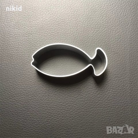 рибка риба тясна метална форма резец за бисквитки тесто фондан, снимка 2 - Форми - 33570234