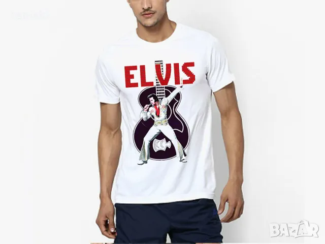 Тениска Elvis Presley Елвис Пресли Дамски и Мъжки 6 модела, снимка 6 - Тениски - 28657052