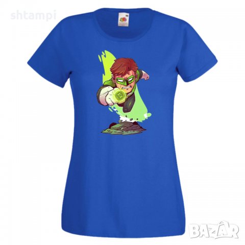 Дамска тениска DC Green Lantern Star Wars Игра,Изненада,Подарък,Геймър,, снимка 5 - Тениски - 36787174