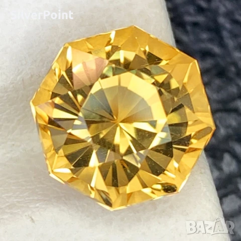 Цитрин с фензи шлифовка 