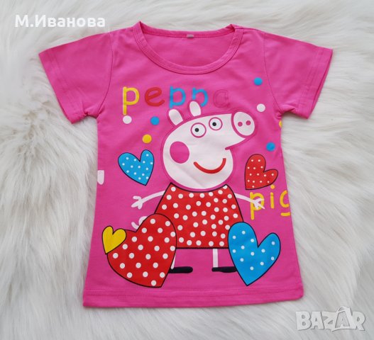 Тениска Peppa Pig,  Hello Kitty, Miney Mays, снимка 12 - Детски тениски и потници - 28244109