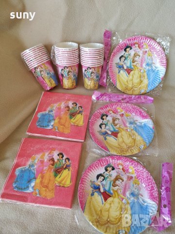 Парти артикули Принцесите, снимка 1