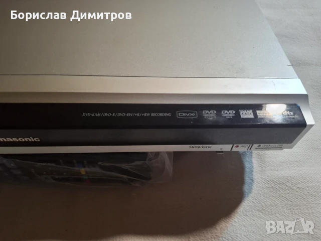 Продавам ново DVD Panasonic DMR-EH57 DVD/HDD рекордер с TV тунер+дистанционно, снимка 8 - Плейъри, домашно кино, прожектори - 51310551