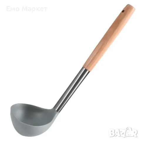 Черпак 5five Simple Smart, Polonic, Силикон / Дърво, снимка 4 - Други стоки за дома - 48892368