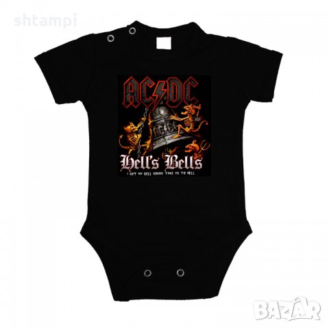Бебешко боди AC DC Hells Bells 1