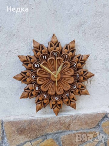 Часовници от дърво, дърворезба, за подарък , снимка 3 - Декорация за дома - 21416211