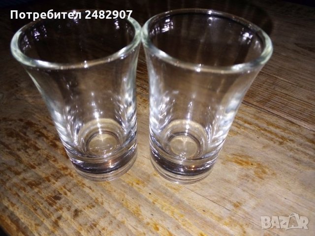 Комплект чашки за шот - 2 бр. , снимка 1 - Чаши - 28373736