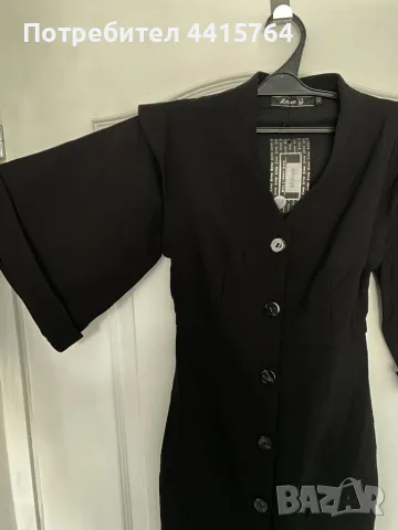 Черна рокля, снимка 3 - Рокли - 49754407