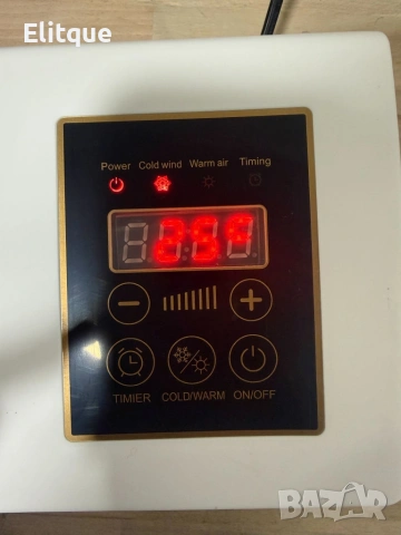 Стенен PTC отоплител и вентилатор LX-333 – 1800W, дистанционно управление и таймер, снимка 10 - Друга електроника - 53558439