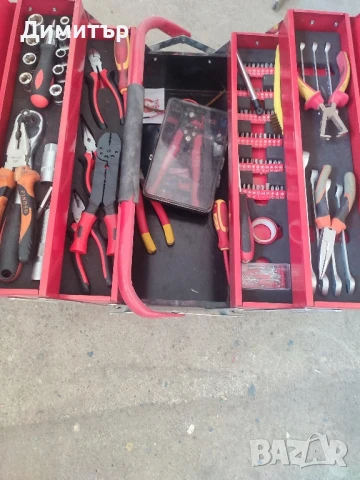метален куфар с иструменти с инструменти, снимка 5 - Куфари с инструменти - 51133514