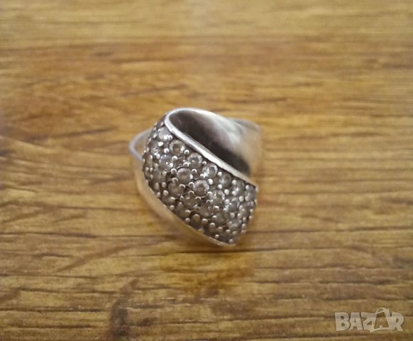 Сребърен пръстен, снимка 2 - Пръстени - 37671654