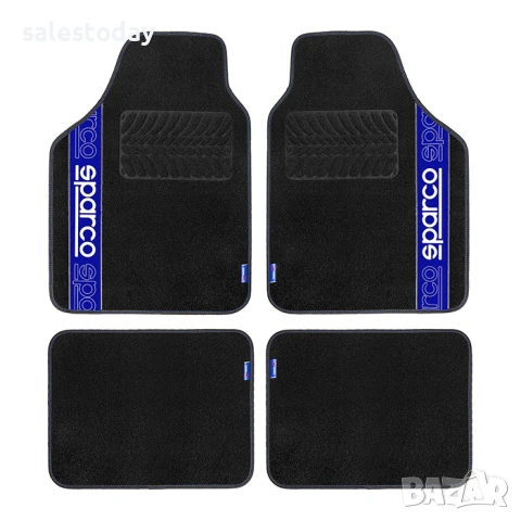 Стелки за кола от Полиестер, Противоплъзгащи, 4бр, син, снимка 2 - Аксесоари и консумативи - 51101842