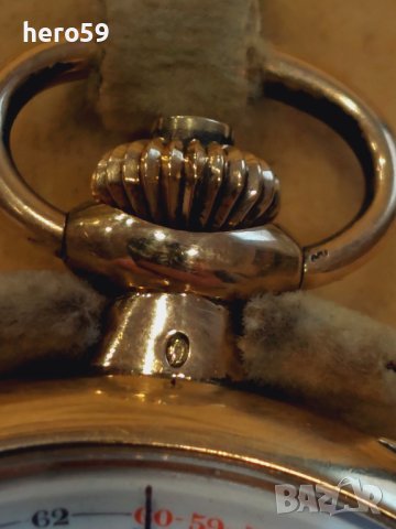 Джобен часовник Омега хронограф Златна 18к.Omega watch chrono-tachymetre Rare 18 carat yellow gold, снимка 4 - Мъжки - 43791330