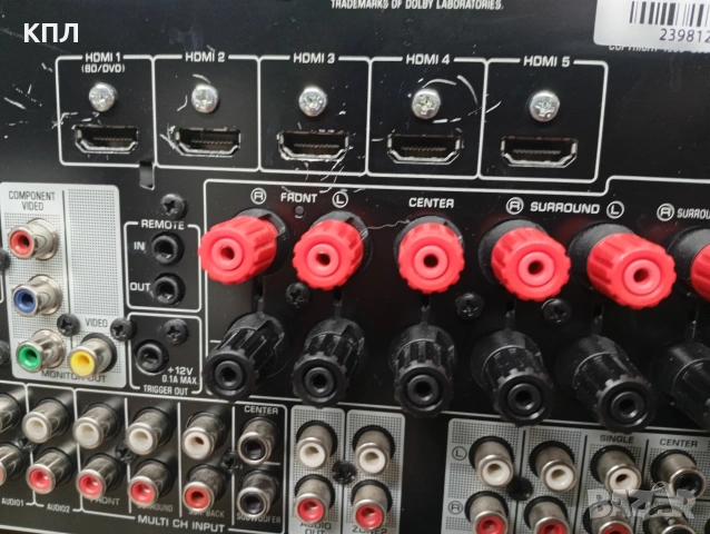 7.2 канален ресивър YAMAHA RX-V 767, снимка 11 - Ресийвъри, усилватели, смесителни пултове - 53506676