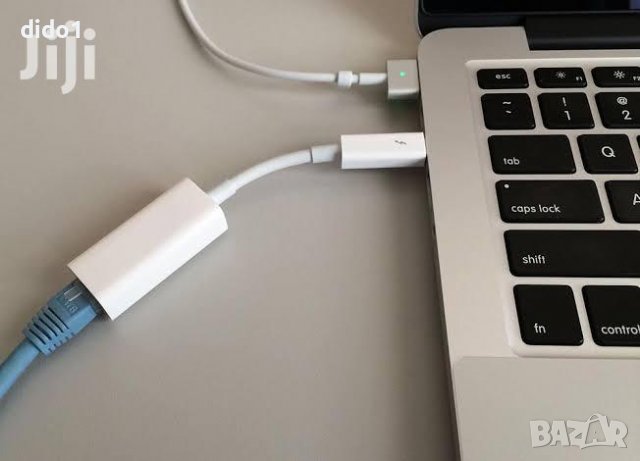 Apple Ethernet to Usb A1277 адаптер, снимка 3 - Кабели и адаптери - 40078339