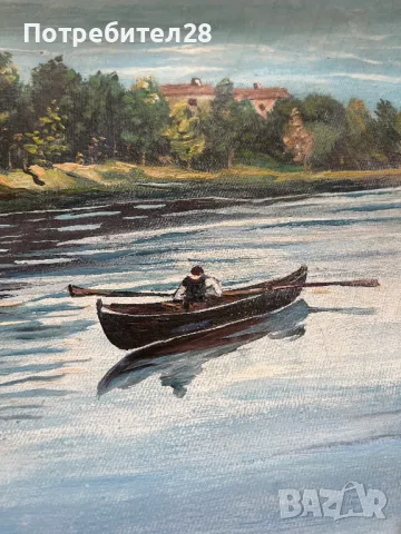 С. Матев картина - Пейзаж, снимка 4 - Картини - 49210845