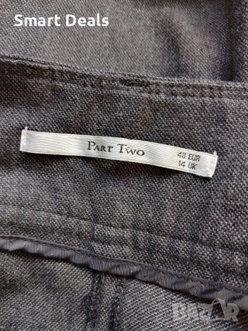 Part Two Дамски 3​/​4 панталон от вълнена смес размер 40, снимка 6 - Панталони - 43173230
