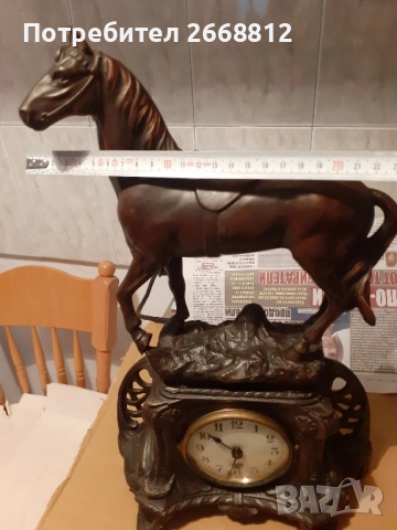 часовник, снимка 4 - Антикварни и старинни предмети - 52186479