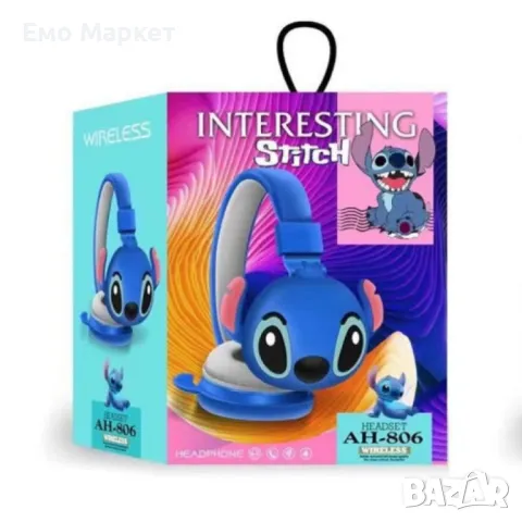 Безжични слушалки Стич, снимка 2 - Bluetooth слушалки - 48843525