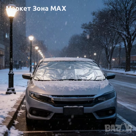 Универсален стандартен сенник за ветровидно предно стъкло, снимка 6 - Аксесоари и консумативи - 52868210